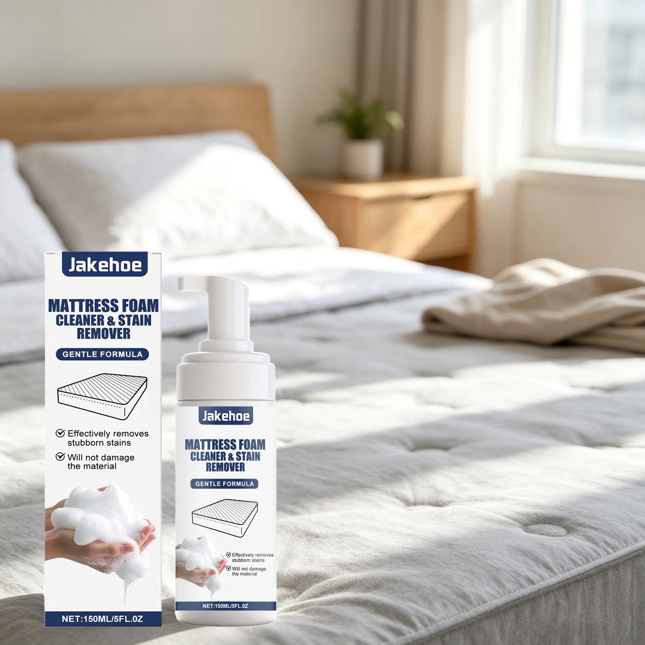 150ML Mattress Bubble Cleaner Quick Remove Stubborn Stains Degreasing Cleaning Black Dirts Household Carpet Bubble Cleaner