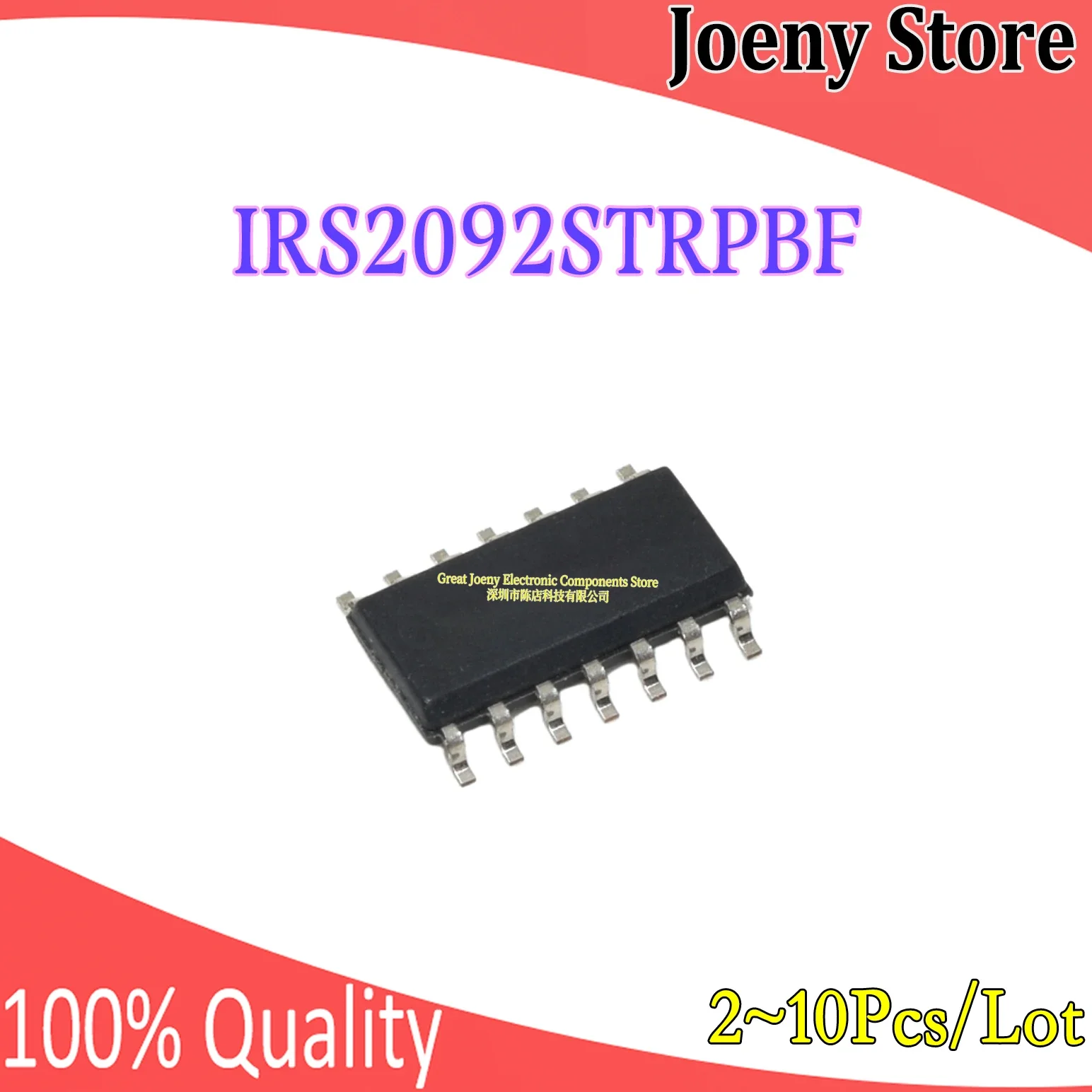 

(2-10piece)100% Brand New Original IRS2092S IRS2092SPBF IRS2092 IRS2092STRPBF sop-16 Chipset Electronic Parts In Stock