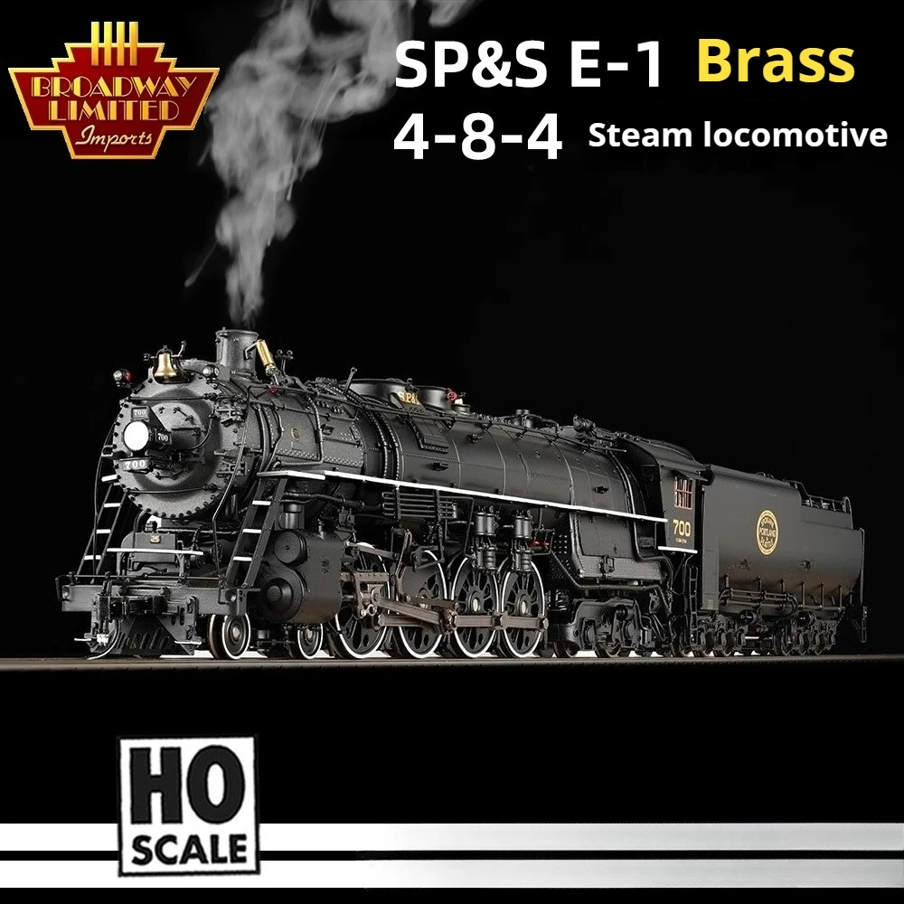 

BLI Train Model HO Scale 1/87 Copper Car SP&S E-1 4-8-4 Steam Locomotive Train Digital Sound Railcar Toy
