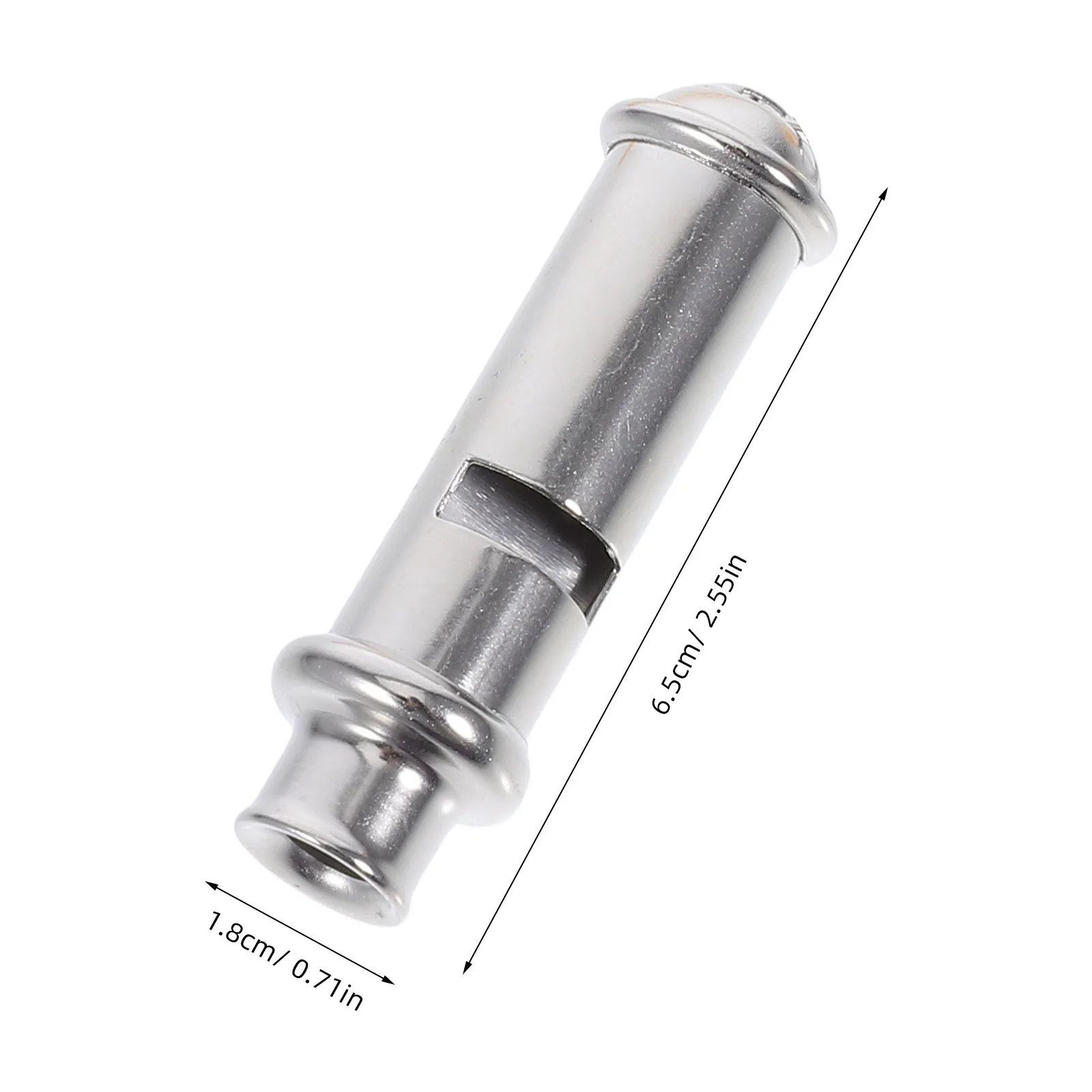 Outdoor Survival Stainless Steel Loud Safety Whistle For Hiking Camping Emergency Bird Training Dog Whistle Keychain