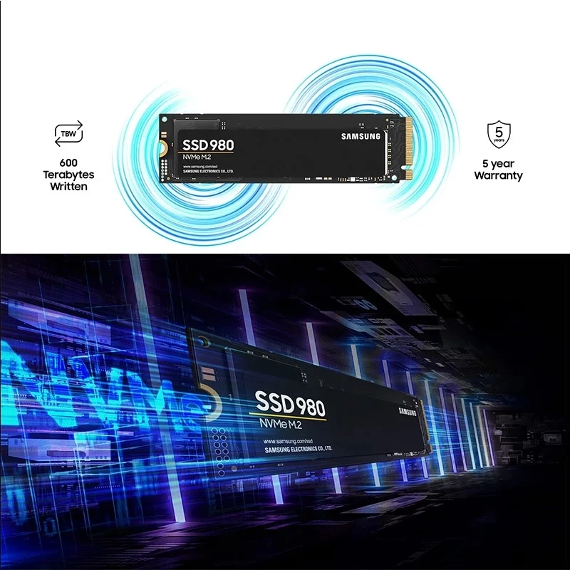 SAMSUNG M.2 SSD 980 990 Pro M2 1TB 2TB PCIe Gen 4.0 x4 NVMe ™   2.0 disco rigido 500G HDD disco 4T SSD a stato solido M.2 2280 per laptop