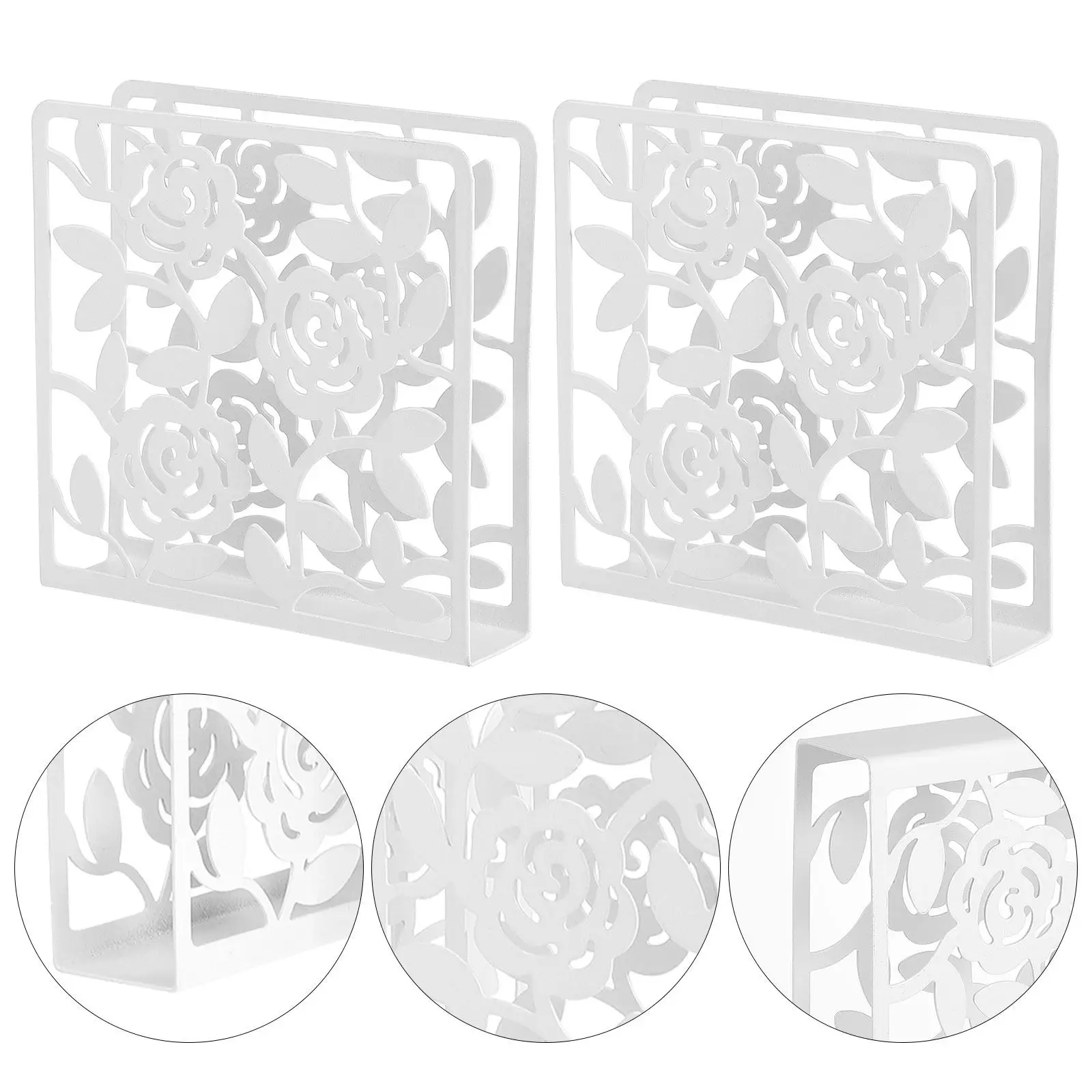 

Набор из 2 металлических подставок для книг с вырезами, для рабочего стола и домашнего офиса, практичный держатель-органайзер для книг, винтажный стиль, подставка для чтения