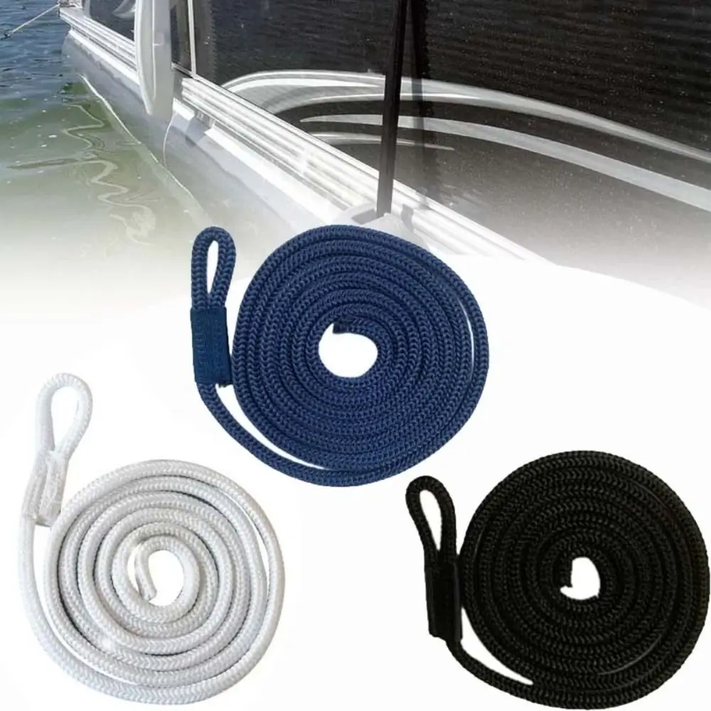

Boat Fender Lines Double Braided 6mm Thickness Bumper Fender Ropes Yacht Mooring Docking Ropes For Marine Speed Boat