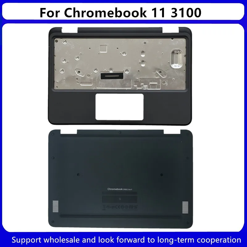 Funda superior para reposamanos Dell Chromebook 11 3100, 0WFYT5 09X8D7/parte inferior 0PPWP2, novedad