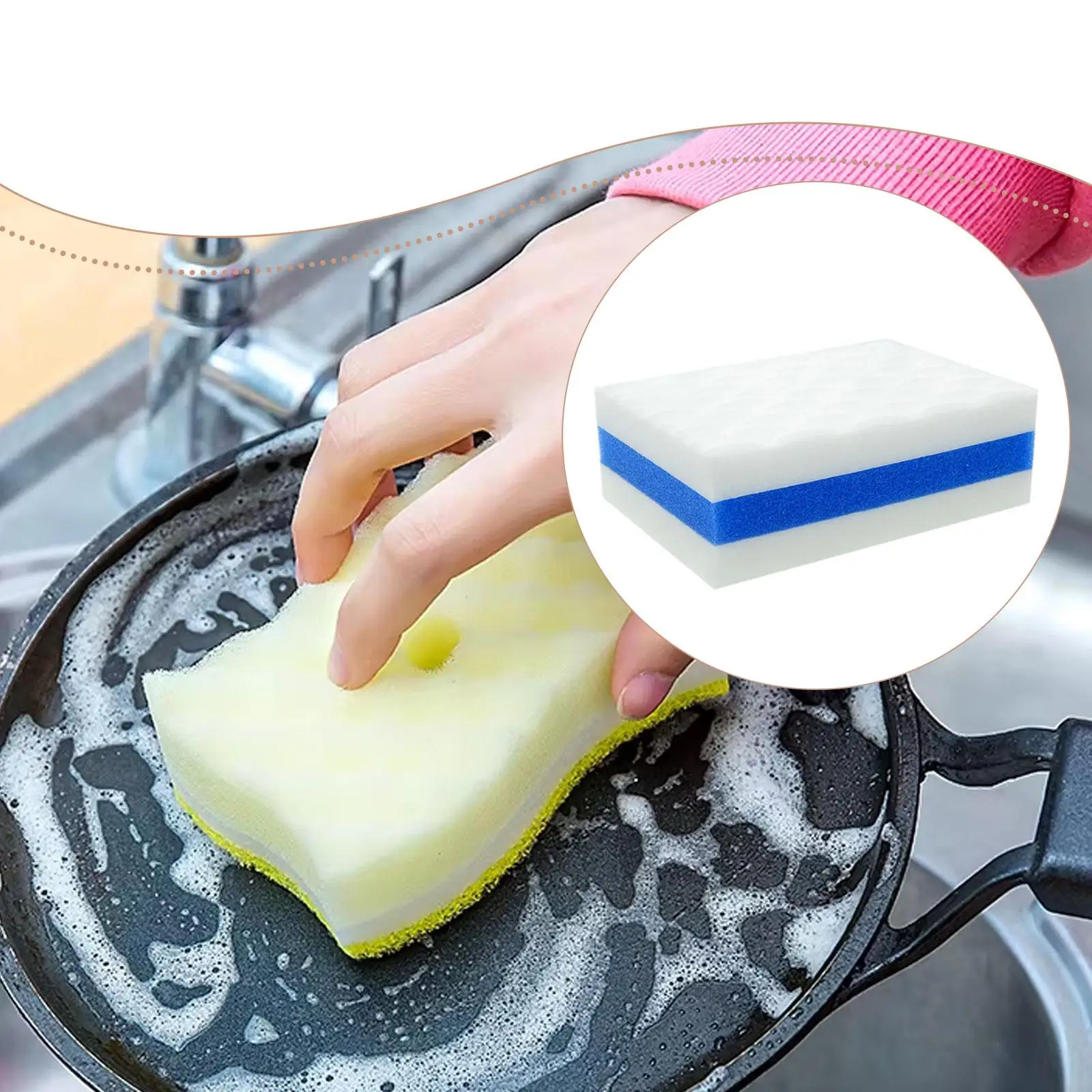 Heavy Duty Boat Scuff Erasers Magic Wash Sponge Professional Cleaning Sponges for Household and Marine Accessories