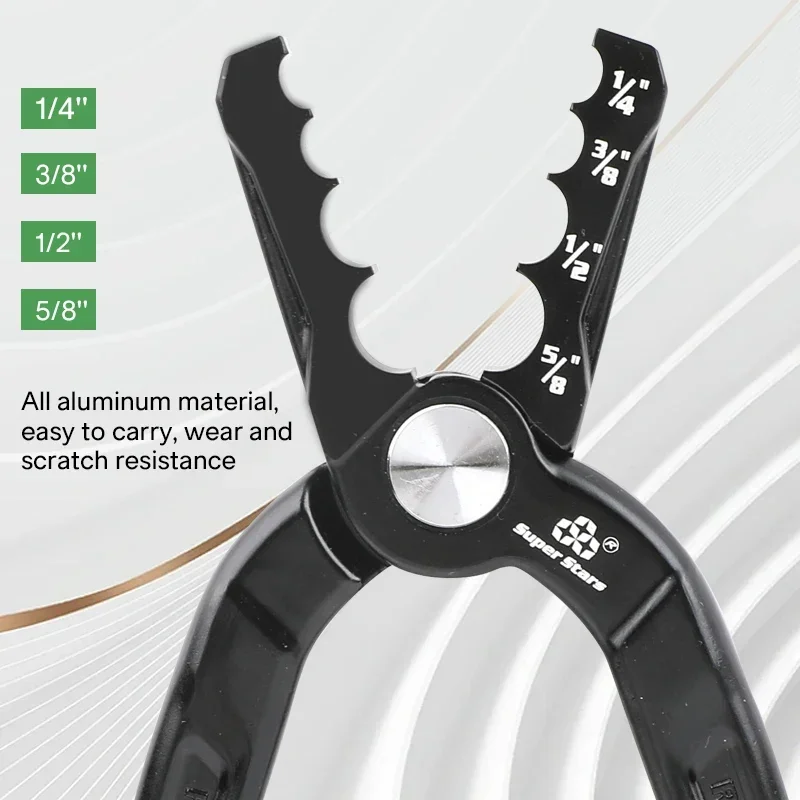 Copper Tube Repair Pliers DSZH ST301 Versatile Round Pipe Repair Clamp Compound Rounder and Flat Folding Tube Fix Leaks Easily