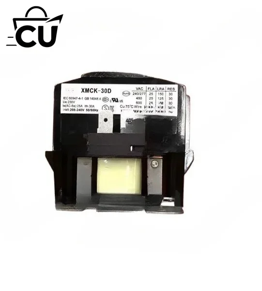 AC contactor XMCK-30D for air conditioner single phase with bus bar relay