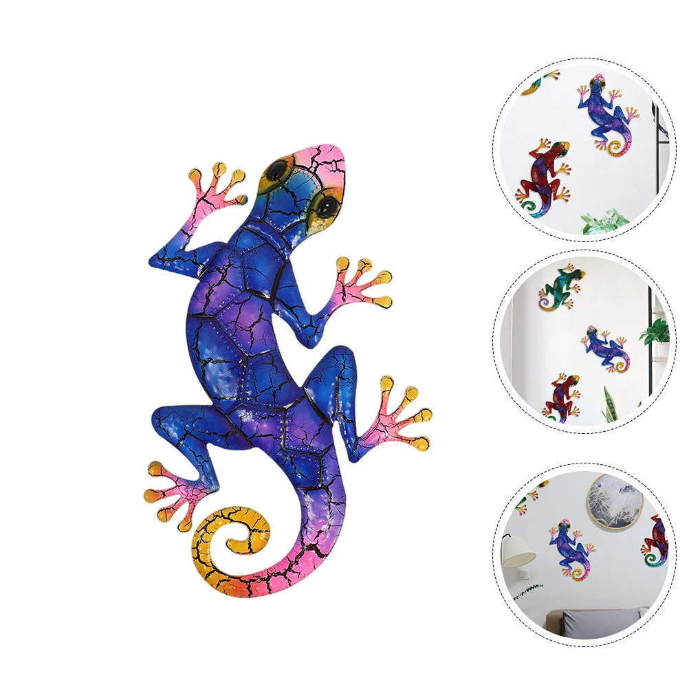 1 قطعة أبو بريص الحديد الزينة السلس اليد الشعور دائم جدار ديكور فني ديكور المنزل جدار ديكور فني