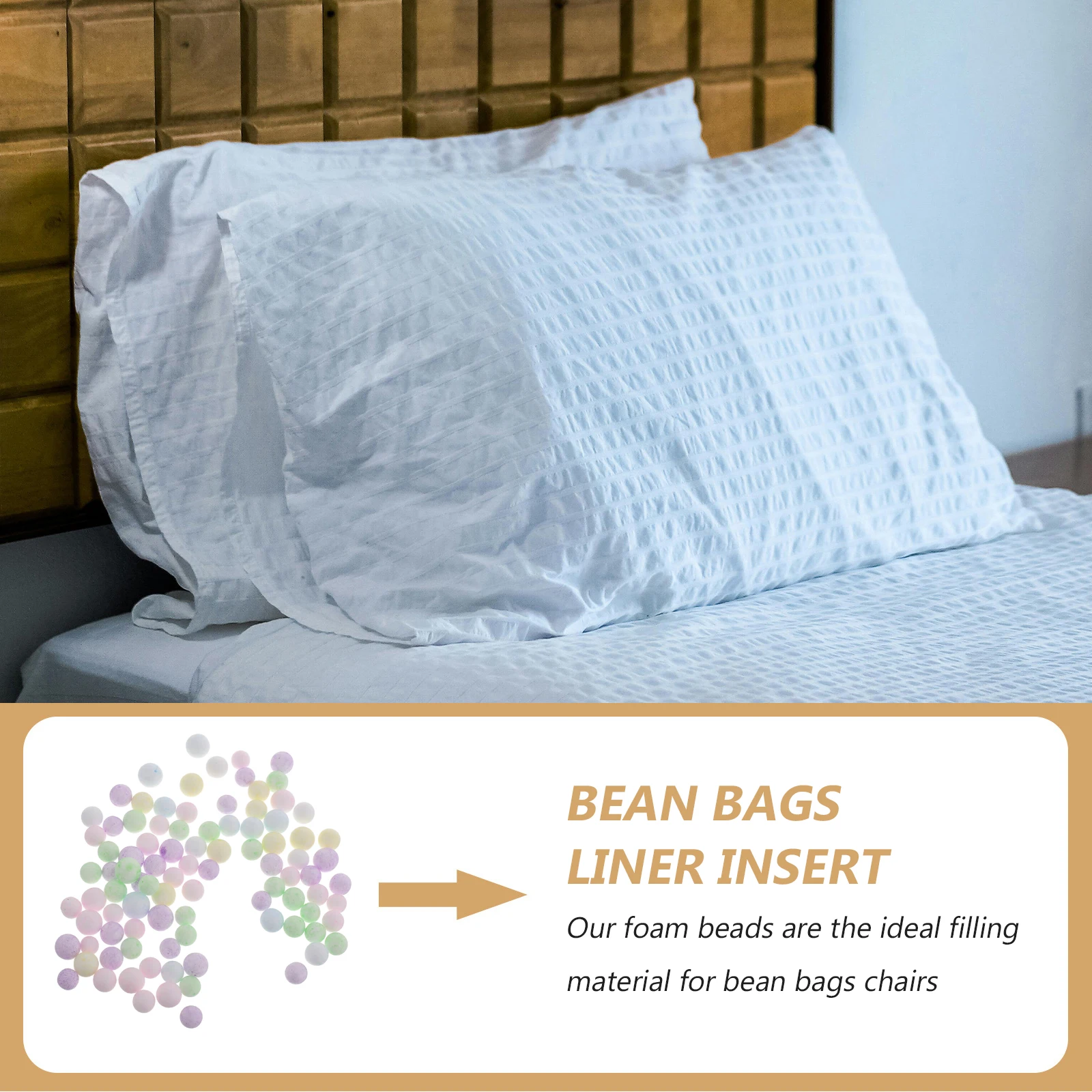 Particules de remplissage de canapé, sac de haricots, coussin de doublure intérieure de chaise, perles en mousse paresseuses, matériau polyvalent