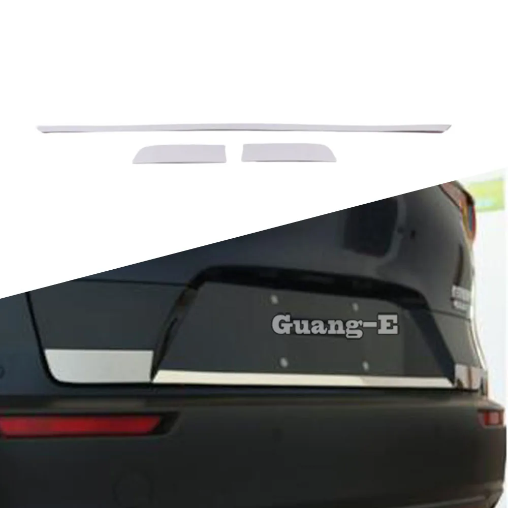 For Mazda CX-30 CX30 2020 2021 2022 2023 Car Exterior Accessories Stainless Steel Rear Door Tailgate Frame Plate Trim Cover 3PCs