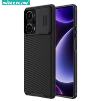 Nillkin Case for Xiaomi Poco F6 Pro / F5 / X6 Pro X5 Pro, Premium Upgraded Shockproof Phone Cases with Slide Camera Cover