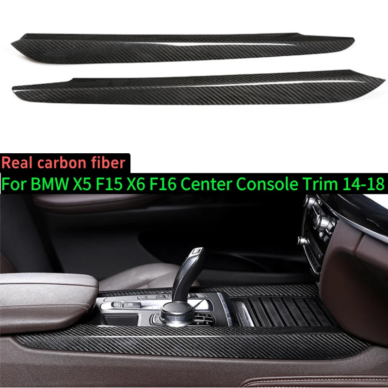 

OME For BMW X5 F15 X6 F16 Dry Carbon Fiber Interior Multimedia Trim Prepreg High-Temperature Molding for 2014-2018 Models