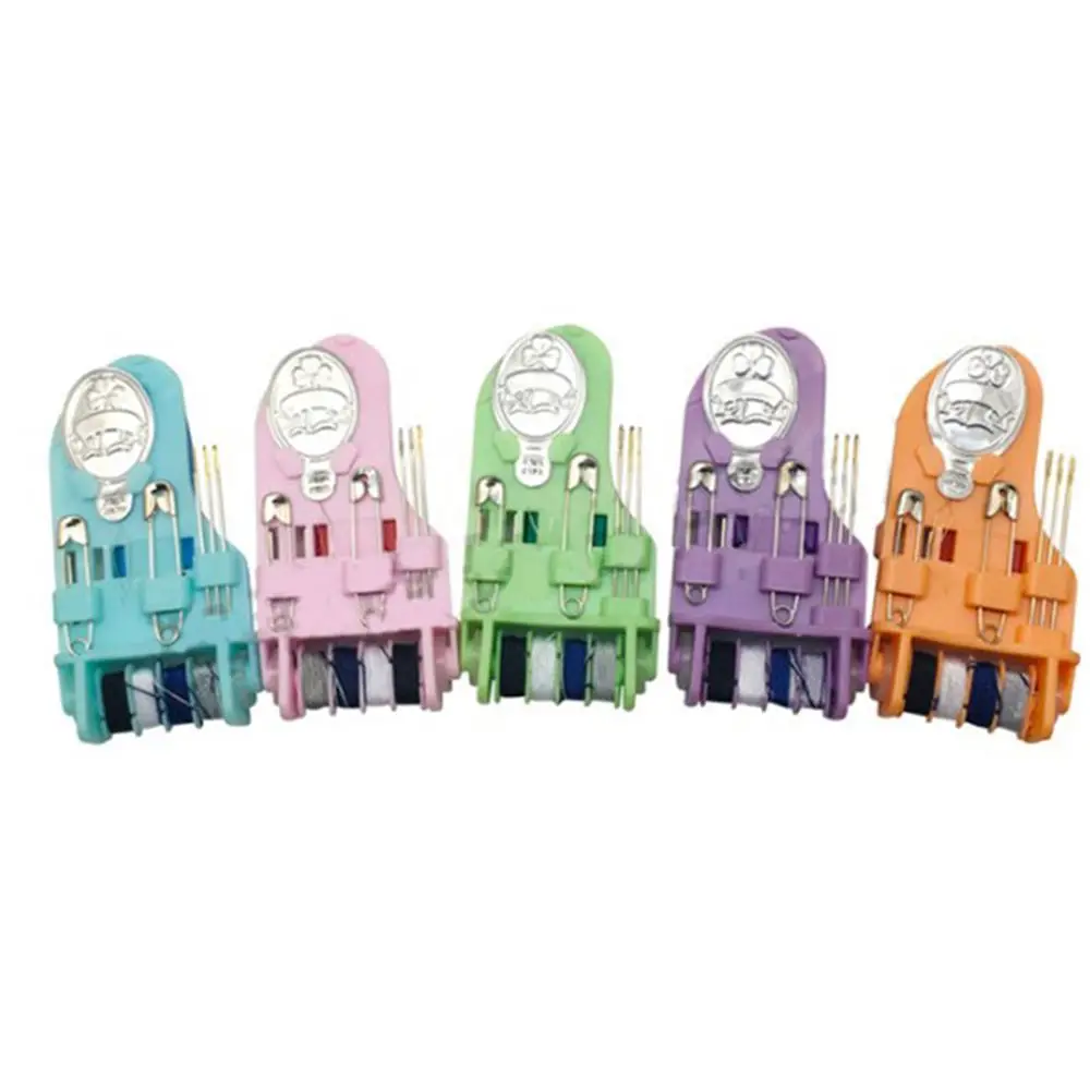 DIY Craft Thread Thimble Stitching Sewing Thread Travel Sewing Kit Portable Needle