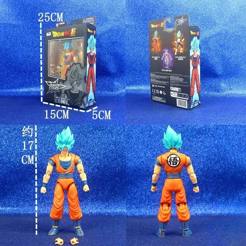 Original Bandai Dragon Ball Super Dragon Star Super Saiyan Son Goku Mobile Birthday Gift Table Collection Model Toy In Stock