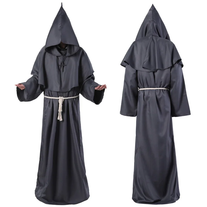 Halloween Zauberer Mönch Kostüm Damen Ethnisches Bühnenkostüm Polyester Spandex Traditionelle chinesische Kleidung Festival Dr