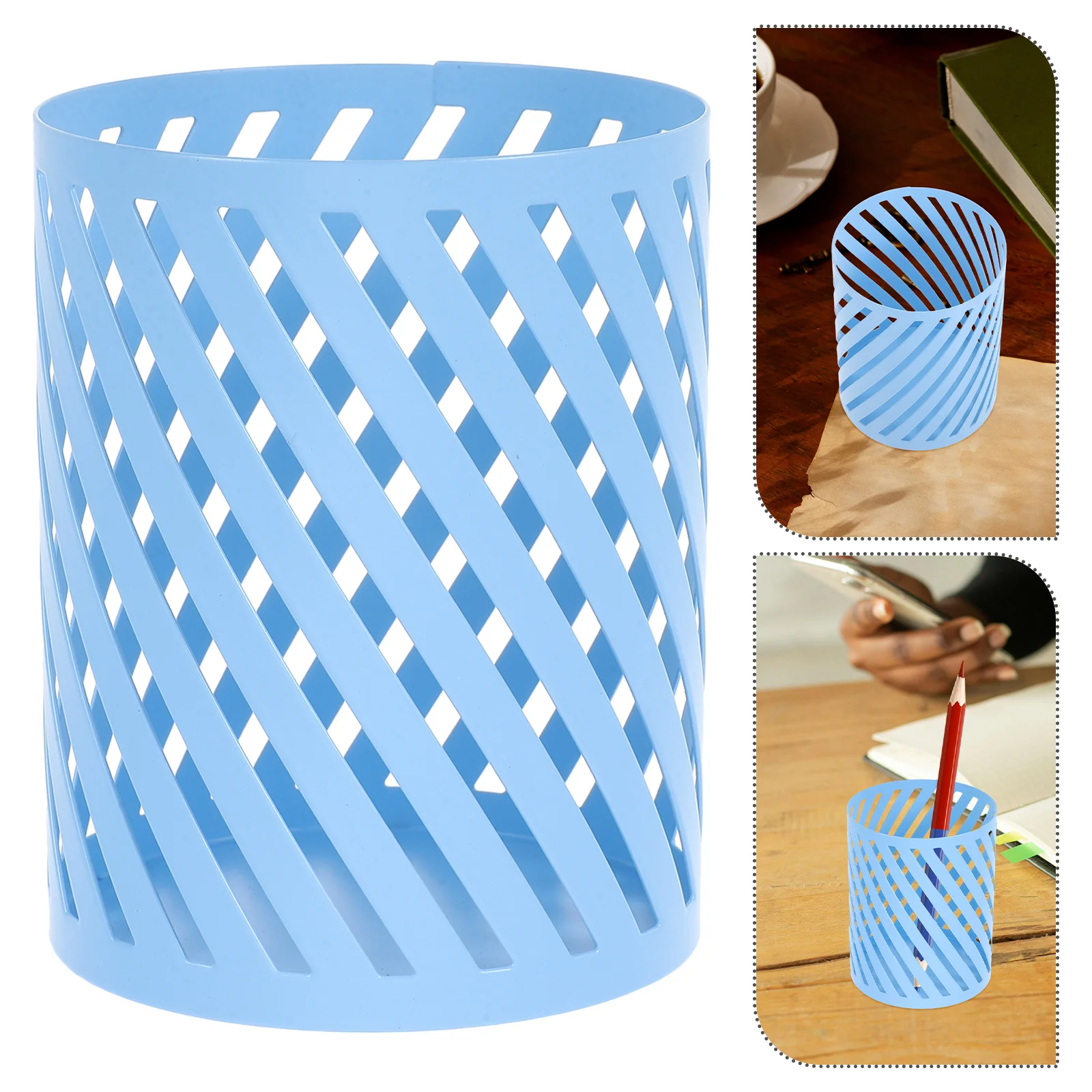 

Round Pen Holder Metal Desk ganizer for Office Supplies Modern Pencil Caddy Cute Nordic Style Easy Clean Desk