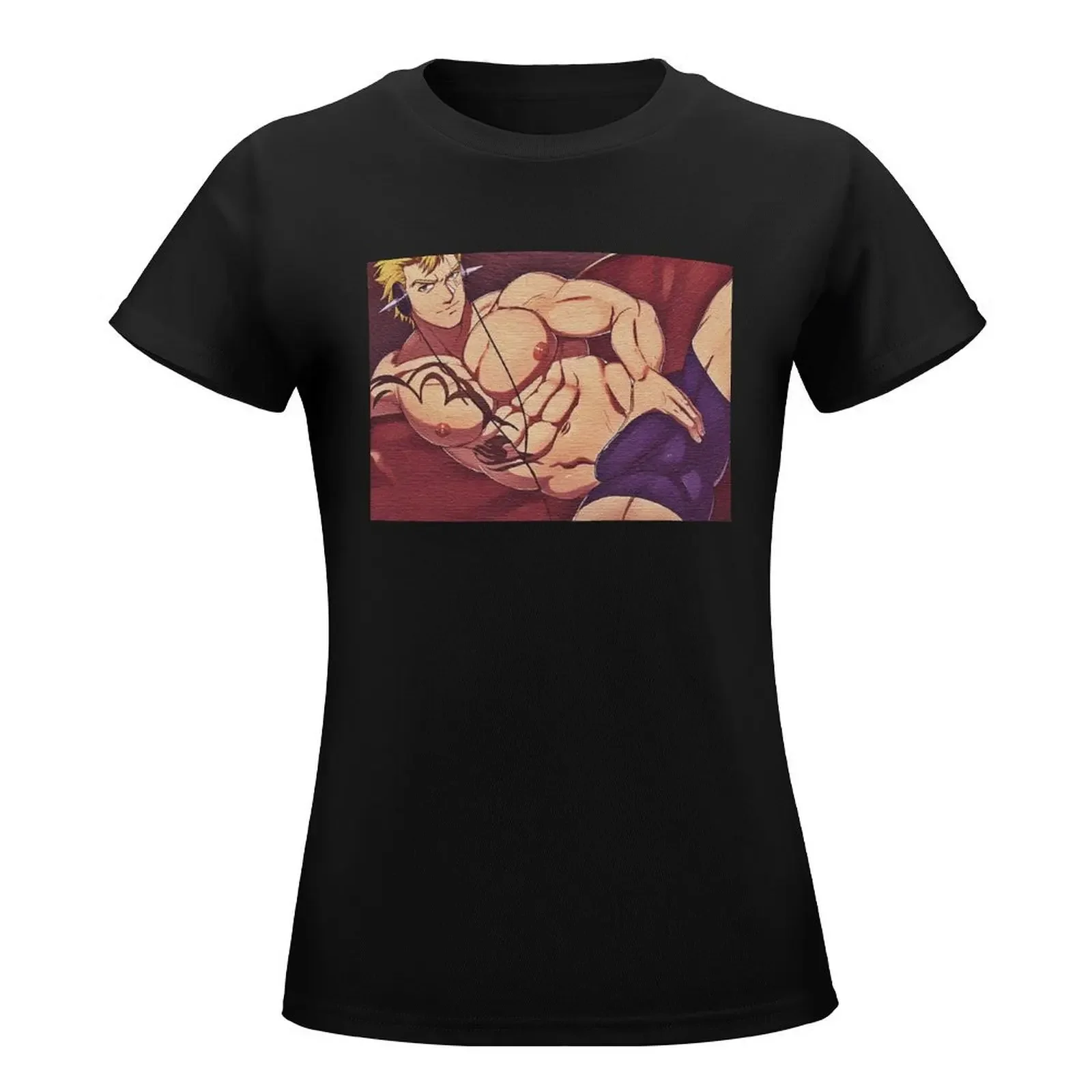 sexy laxus dreyar, masculine bara T-Shirt plus size tops graphics t-shirt dress for Women graphic