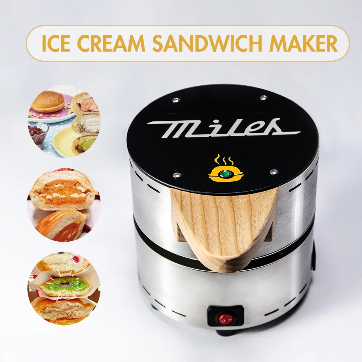 UFO Burger Maker CE Approved Top Quality Burger Ice Cream Maker Maquina Brioche Burger Sealing Machine