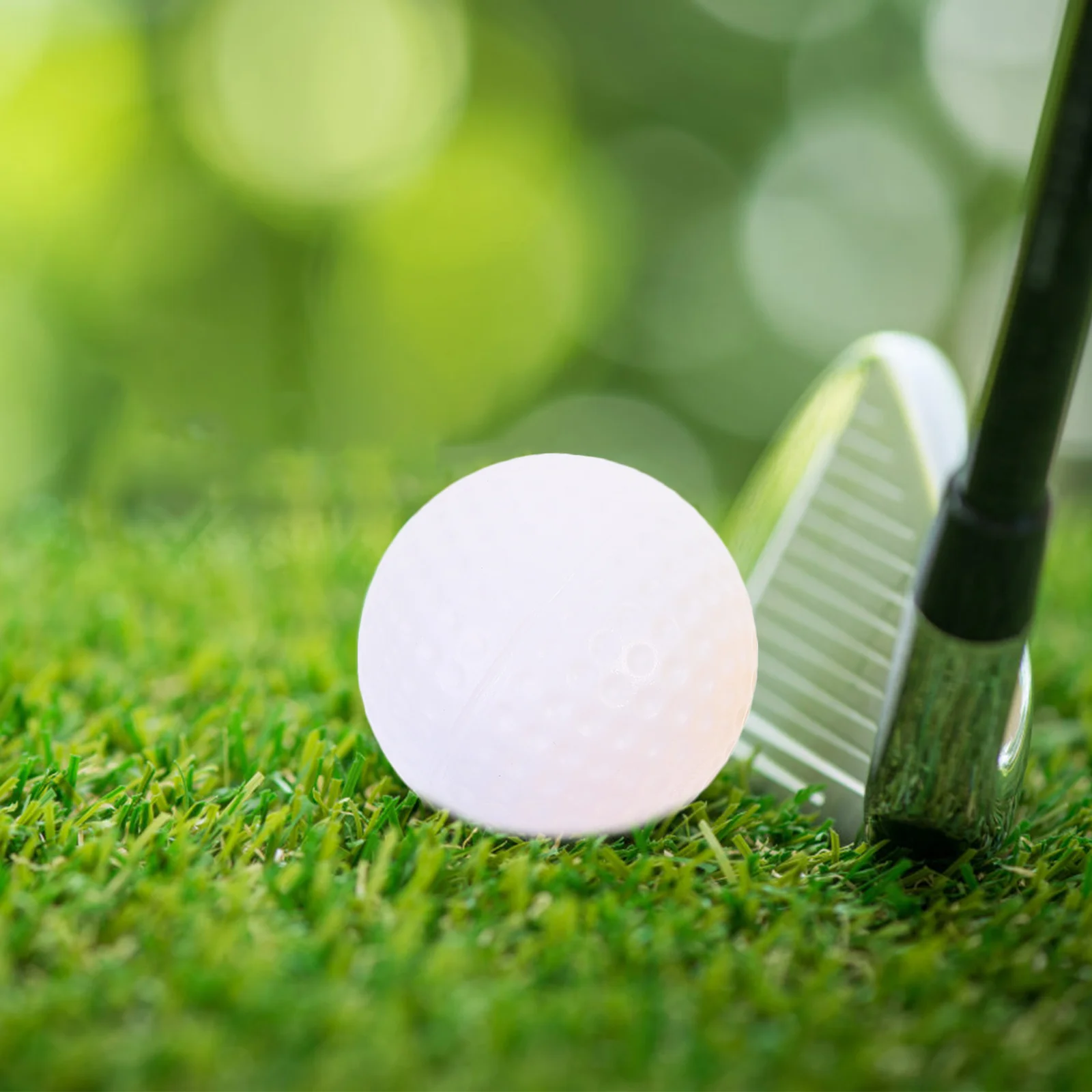 16 Pcs Sports Hollow Holeless Golf Ball Miss Man While Golfing Flight Pp Plastic Balls