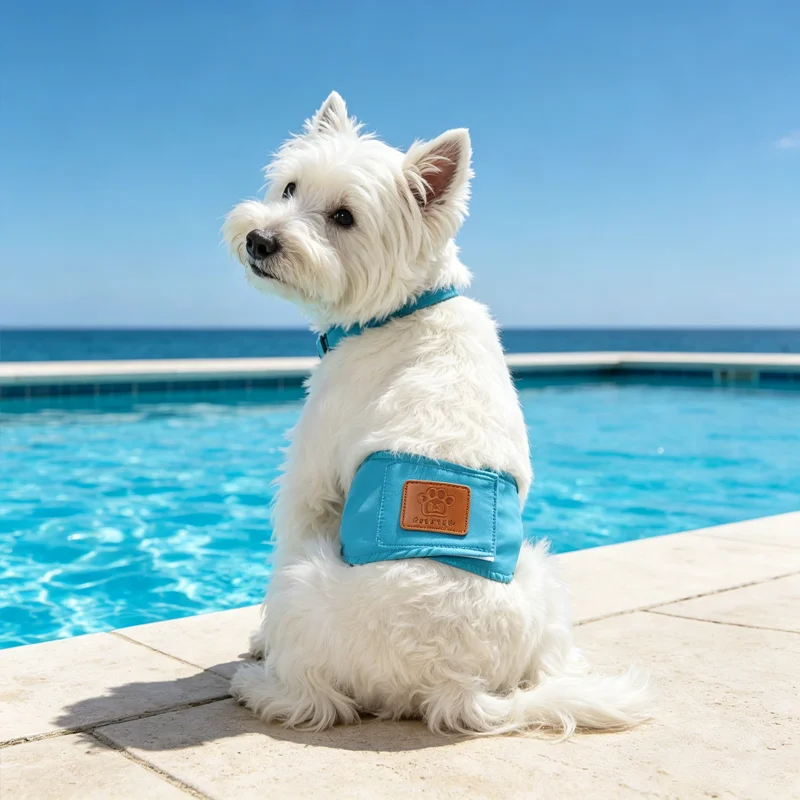 2/3/4/5Pack Male Dog Wrap Puppy Pet Male Dog Physiological Pants Sanitary Underwear Belly Band Nappies Cloth Cotton Diaper Wraps view 4