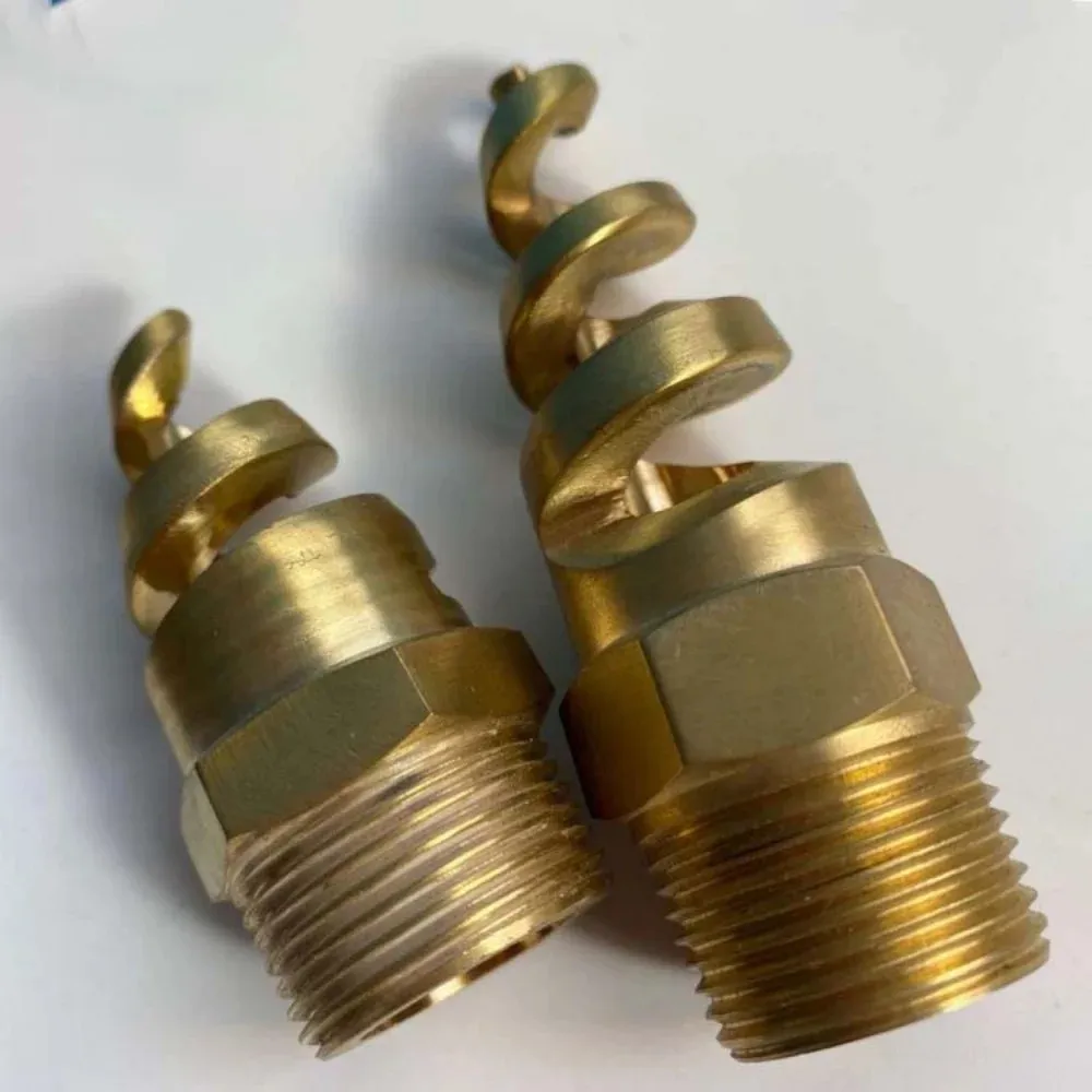 Hot Sale Cooling Tower Brass Spiral Nozzle Spiral Spray Nozzle For Exhaust Scrubbers