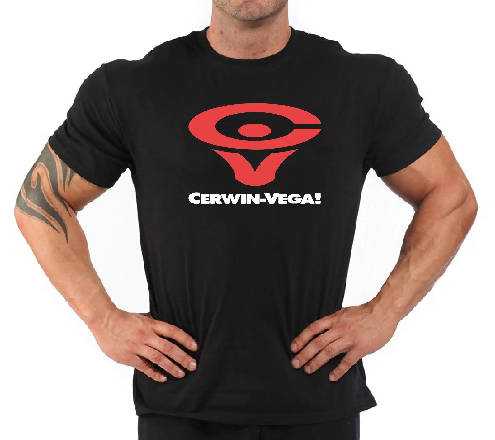 T Shirt car audio Inch Cerwin Vega ' long or short sleeves