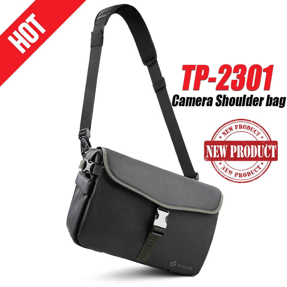 Portable Camera Shoulder Bag Besnfoto TP-2031 Waterproof Photography Travel Sling Bag 6.5L Black for DSLR Canon/Nikon/Sony/Drone