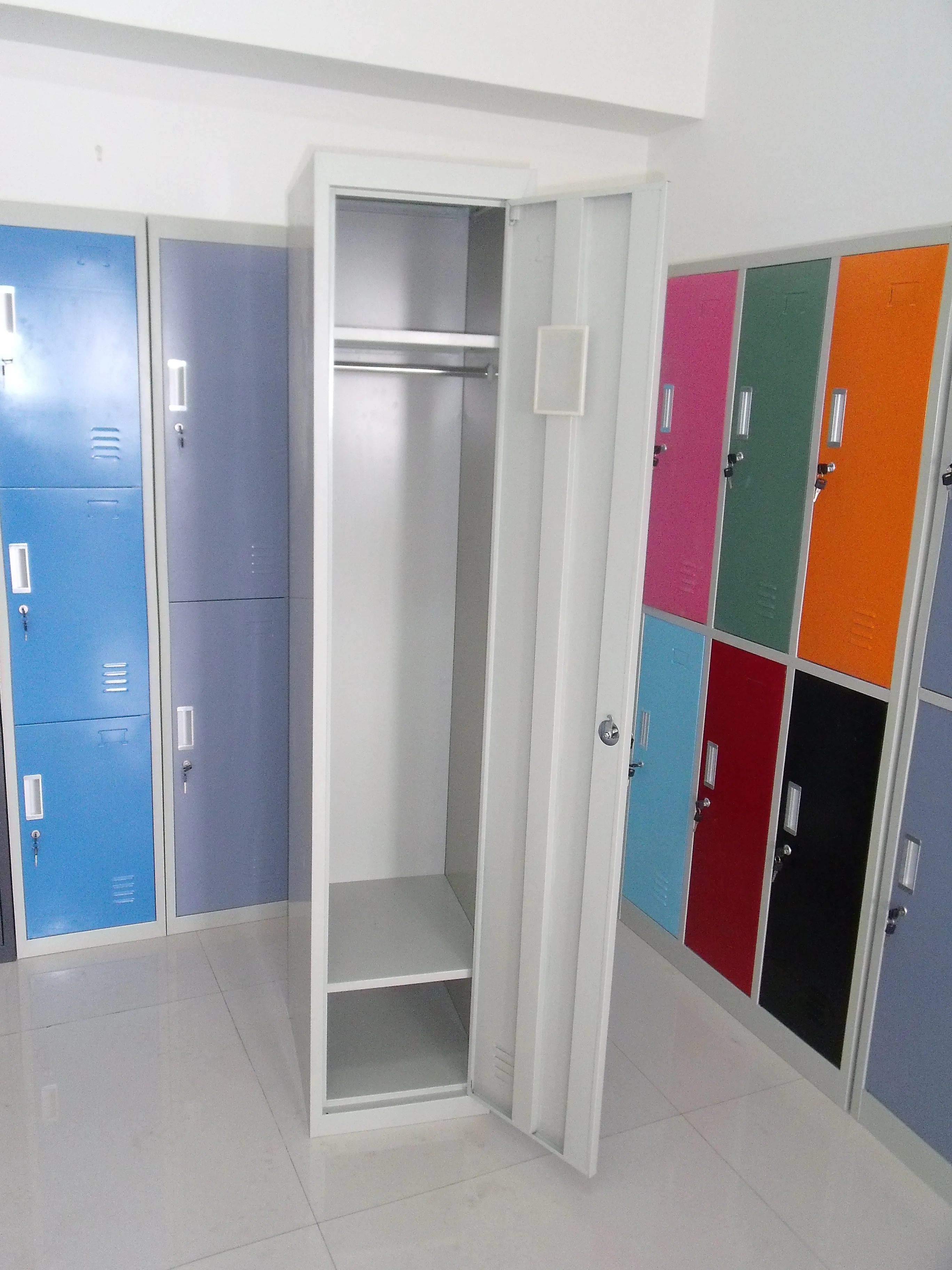 Office Single Door Steel Locker Locker School Office Factory 1 Door