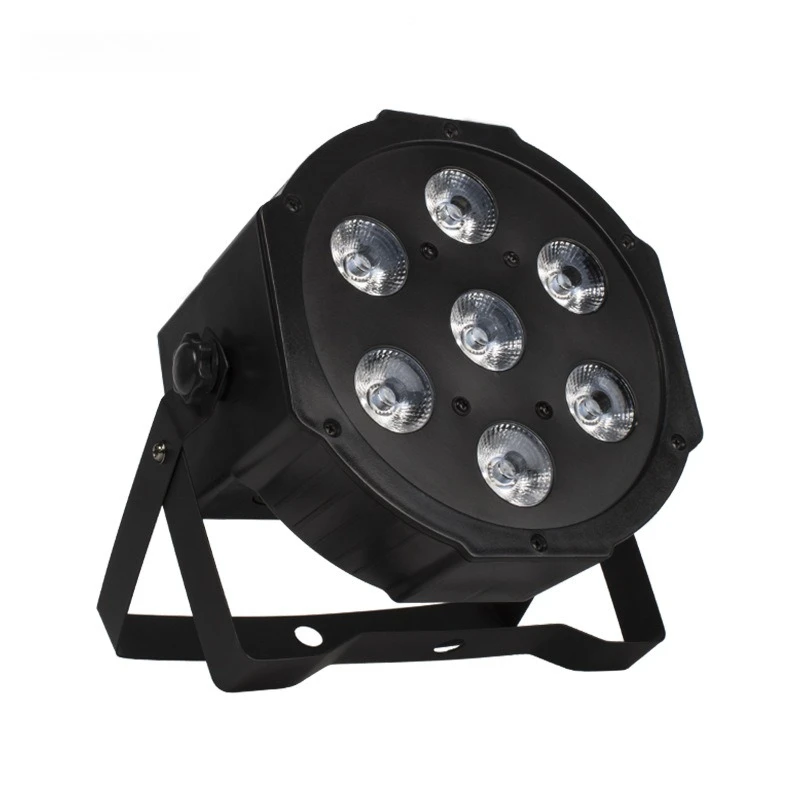 Stage lighting led7 18W full-color par lights 6-in-1 dyeing effect lights Wedding performance bar flash