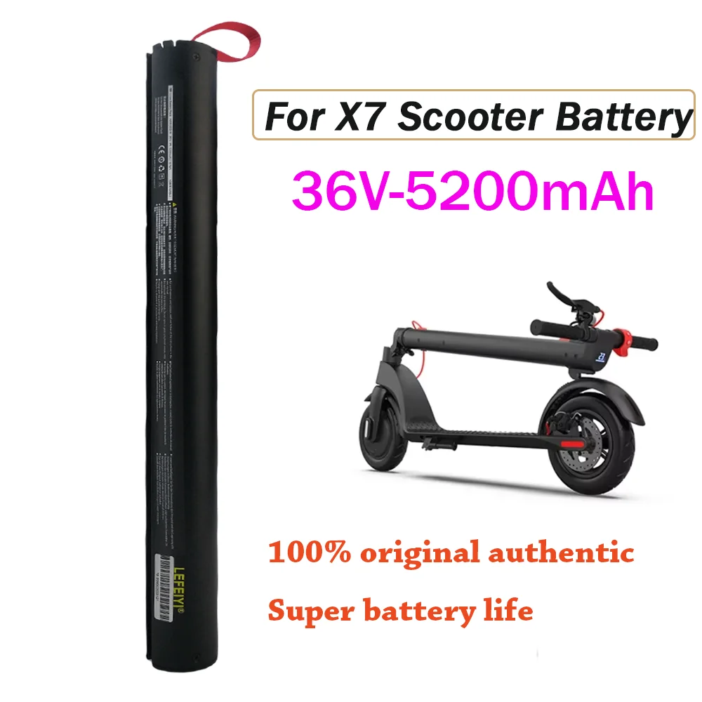 X7 Scooter Battery Foldable Built-in Rechargeable Batteries For Huanxi HX X7 Scooter Electric Scooter Battery 36V 5.2Ah