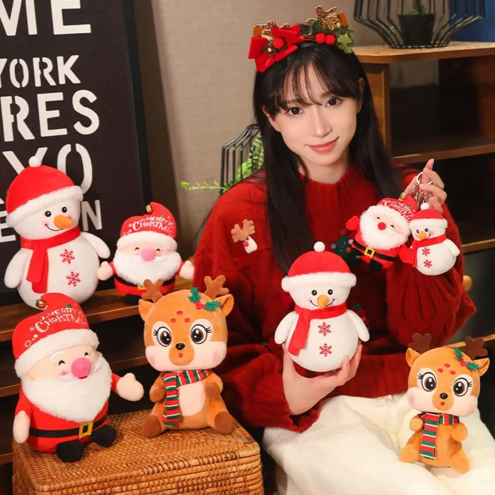 かわいい3Dぬいぐるみ,クリスマスツリー,雪だるま,サンタクロース,エルク,赤ちゃんのおもちゃ