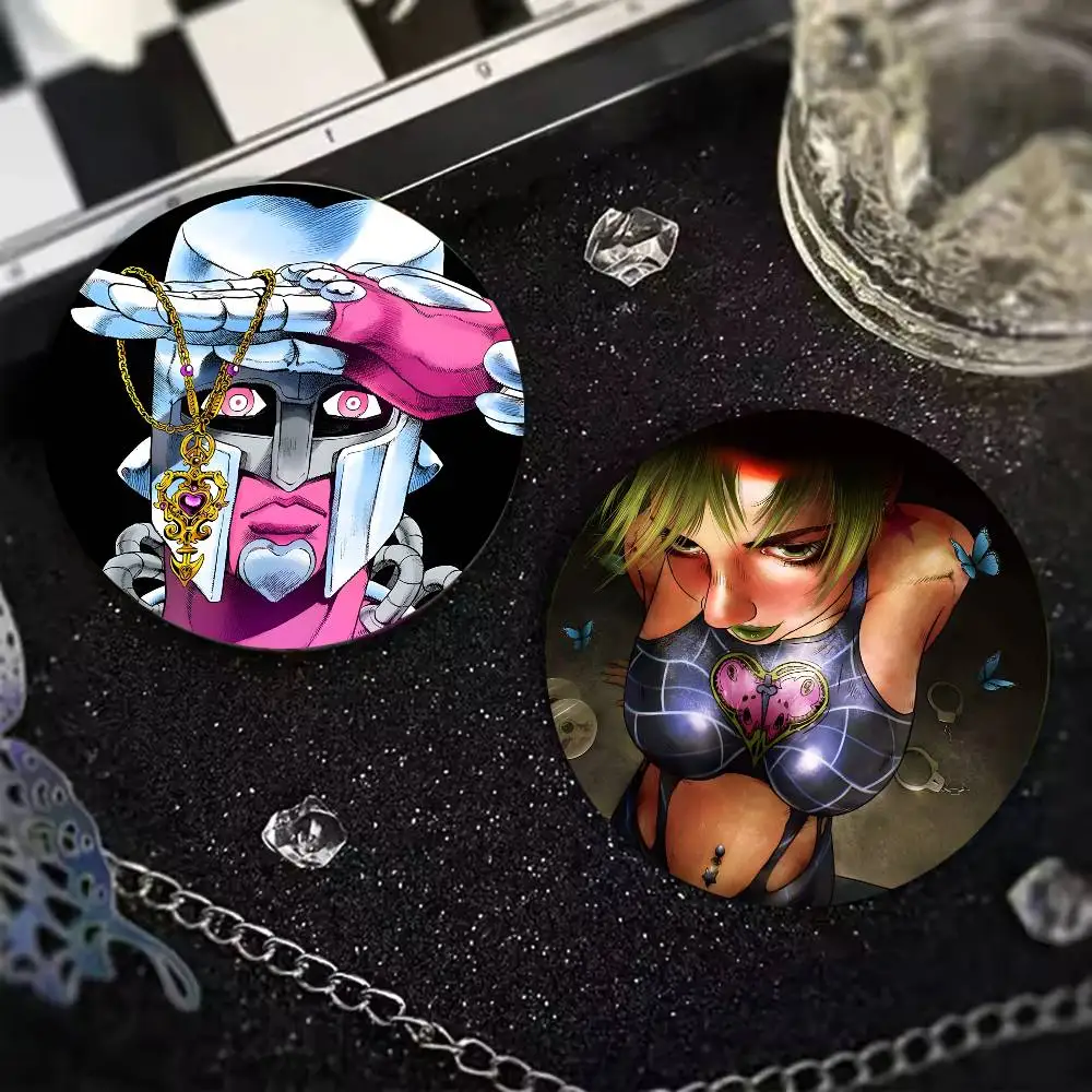 Cool Anime Fashion JoJo B-BizarreS Adventure Badge