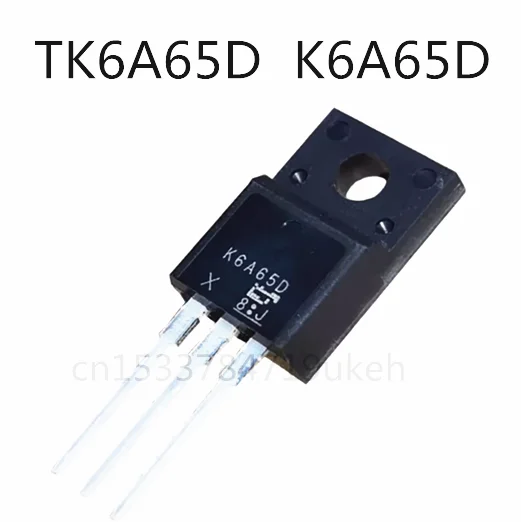 Original 6PCS/lot K6A65D TK6A65D  TO-220F 650V 6A Voltage regulator integrated circuit In stock