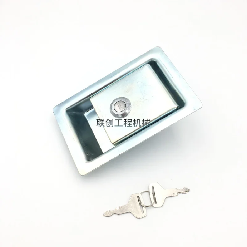 For Foton Lovol FR80/150/220/260-7 Side door lock Hydraulic pump side door lock Side cover lock Excavator Parts