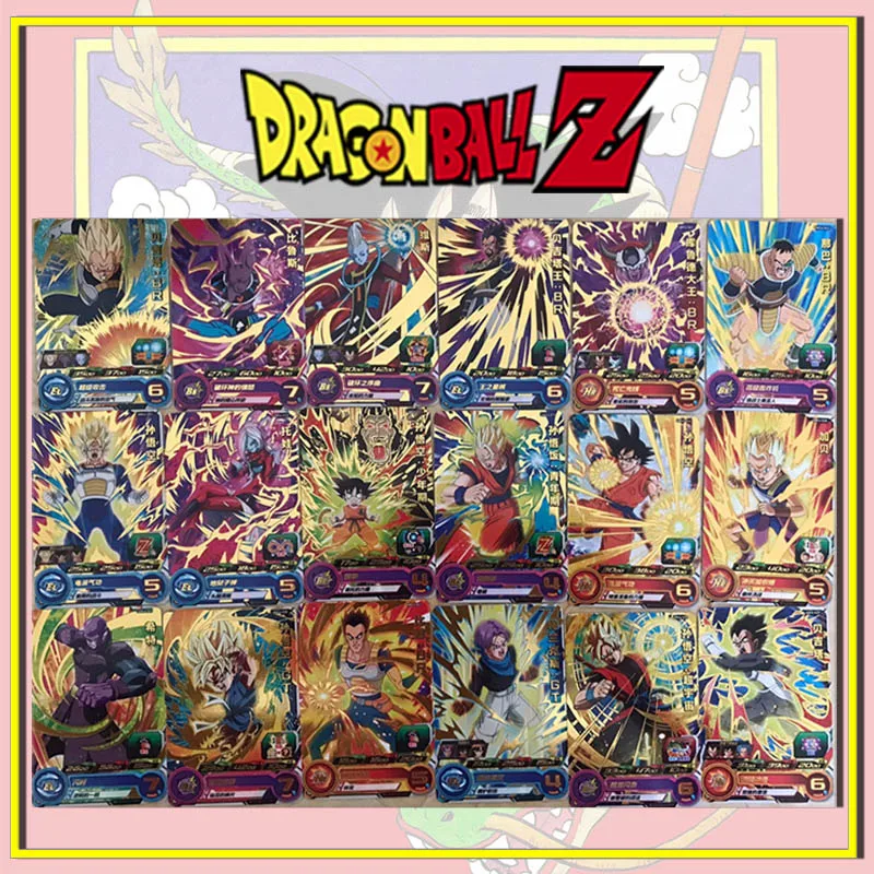 Bandai Dragon Ball hero National version Chapter VI Son Goku Caulifla krillin Beerus  boy Toy collectible cards Birthday gifts