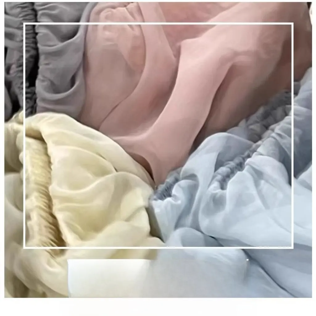 Grauer Chiffonrock für Damen, hohe Taille, schlankmachend, A-Linie, französischer Stil, eleganter Schleier, Sommer, Neu