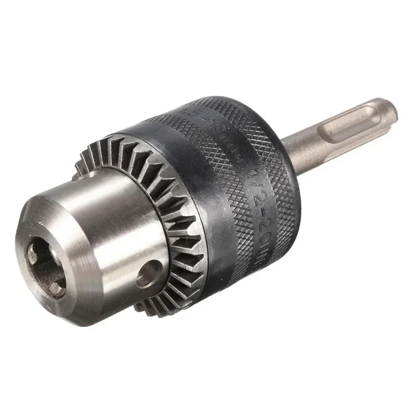 Adapter uchwytu wiertarskiego do młotowiertarki 1.5-13mm gwint 1/2-20UNF z kluczem, elektryczny, z trzpieniem SDS Plus
