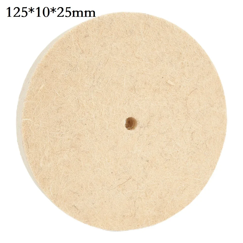 Beige Wool Polishing Wheel Polishing Pad Angle Grinder, Grinding Wheel, Felt Polishing Disc Metal Ceramic Glass Polishing Tools