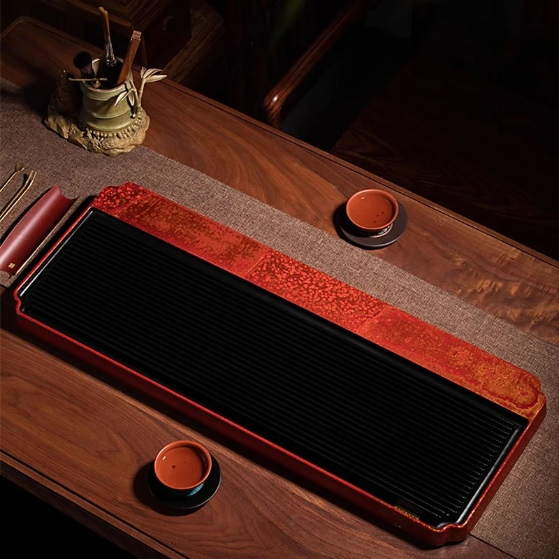 Marble Luxury Tea Tray Rectangle Stone Decorative Hospitality Office Tea Tray Accessories Living Room Bandejas Home Decorationgs