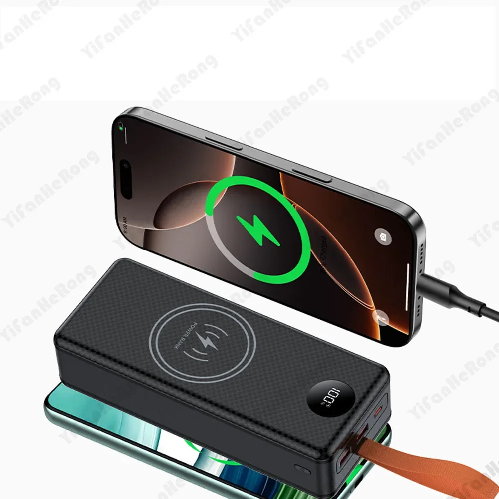 Detachable 22.5W+15W Fast Charging DIY 21700*16 Shell Power Bank Case With LED Battery Charge Storage Box Without Battery view 5