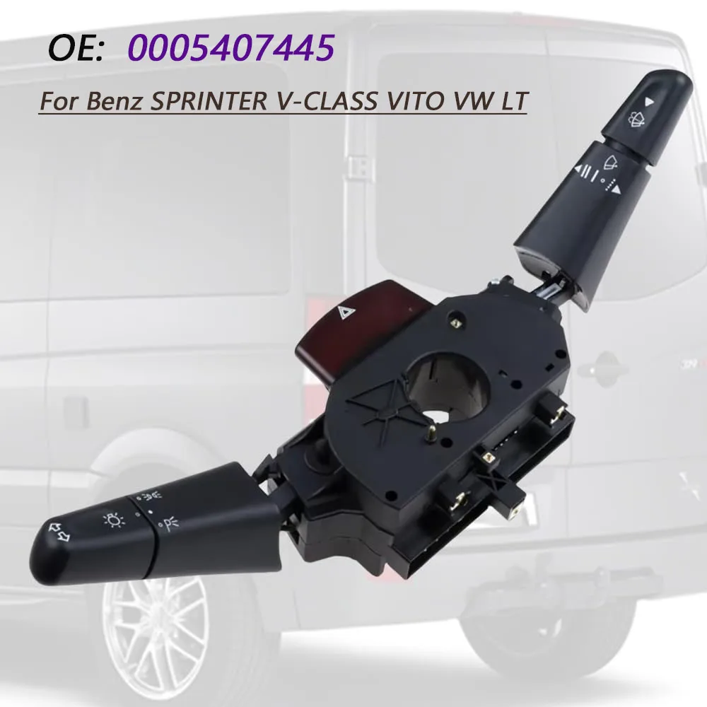لبنز سبرينتر V-CLASS فيتو VW LT مؤشر عمود التوجيه ساق ممسحة التبديل بدوره إشارة التبديل A0005407445 0005407445 #1