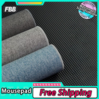 FBB Linen Mousepad 4mm Large Thickening Shock Absorption Non-slip E-sports Gaming Mouse Pad Durable Desk Mat Pc Gamer Customize