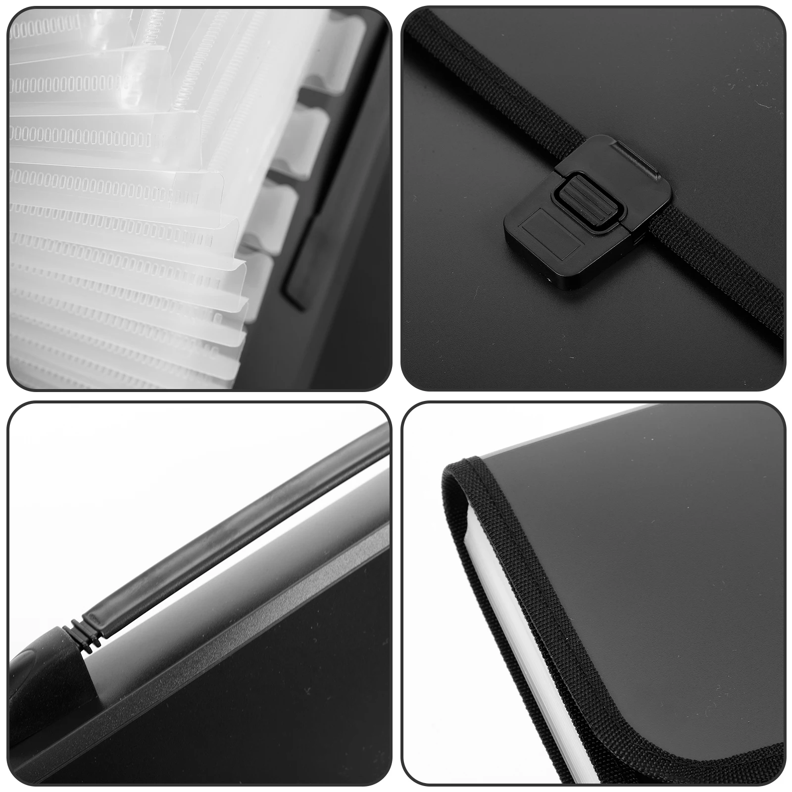 

Stylish Portable Folder Large Capacity Plastic Bag Office Document Organizer Accordion File Pouch Waterproof Document