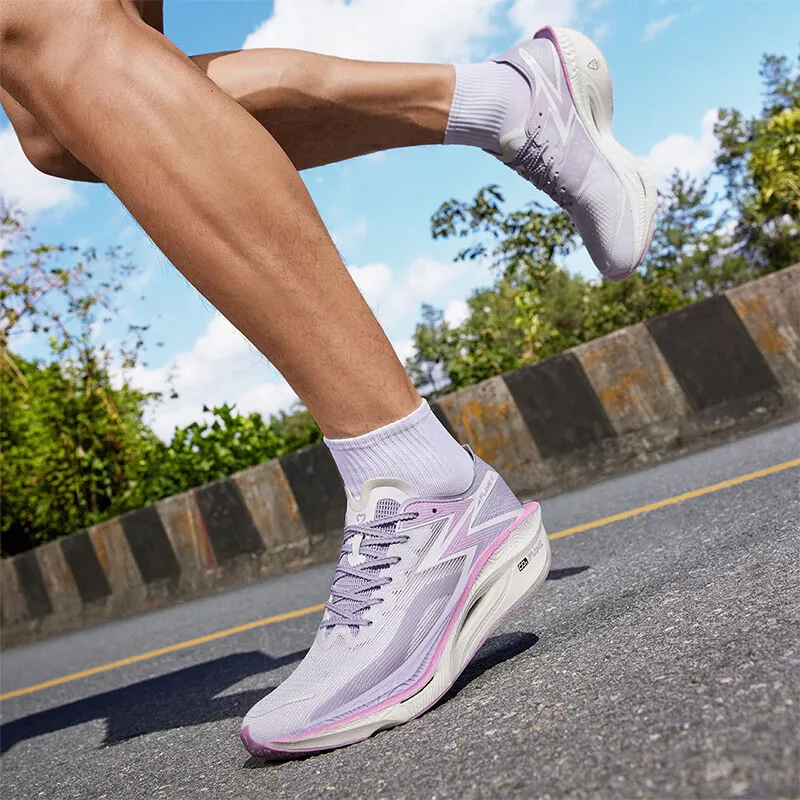 361 Degrees Flame 3.0 Men Running Shoes Marathon Carbon Plate Breathable Cushioning Anti-slip Racing Male Sneaker 672412207 image 6