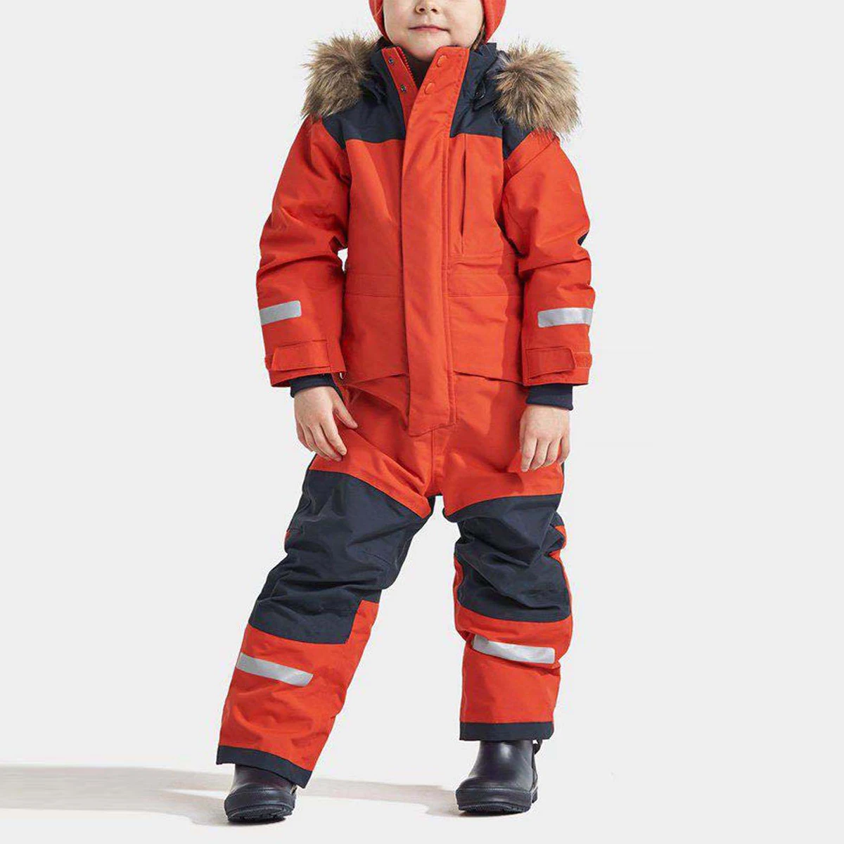 Children Ski Jumpsuit Ski Suit Boys Girls Autumn Winter Windproof Warm Outdoor Fleece Jacket Pants Kids Skiing Snowboarding Suit