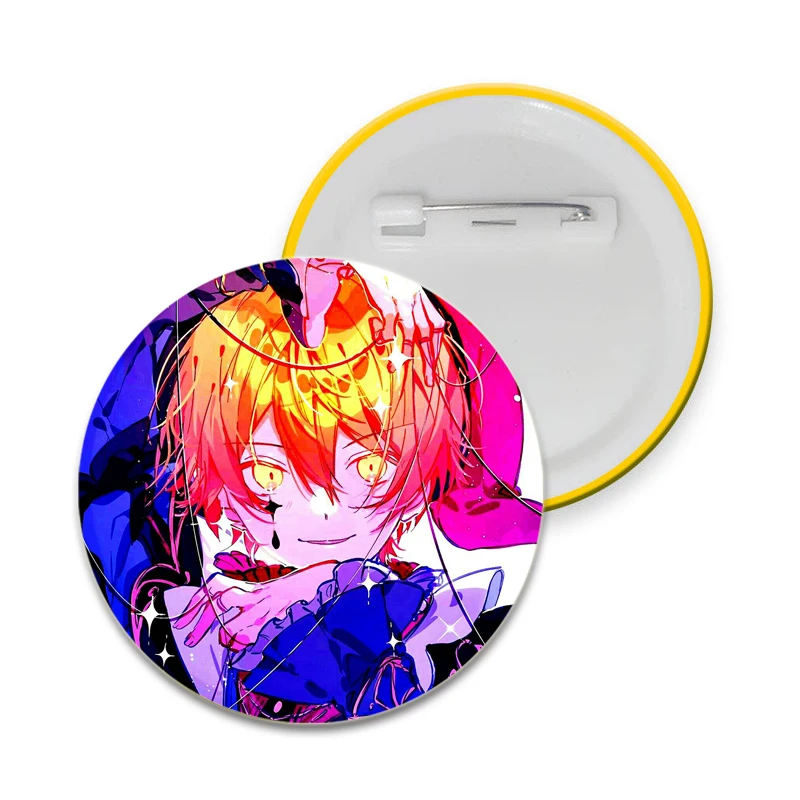 58mm Progetto SEKAI Anime Tenma Tsukasa Distintivo rotondo Accessori Artigianato fai-da-te per vestiti Zaino Ventole Regali Spille con bottone a