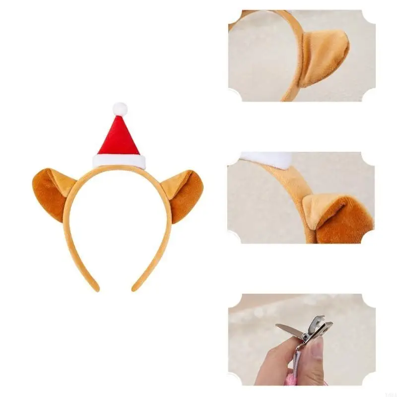 Y88a Cats Animal Costume Accessories Cats Headband Cats Tail Bowtie Rok Halloween Cats Outfit voor Kid Halloween Cosplay