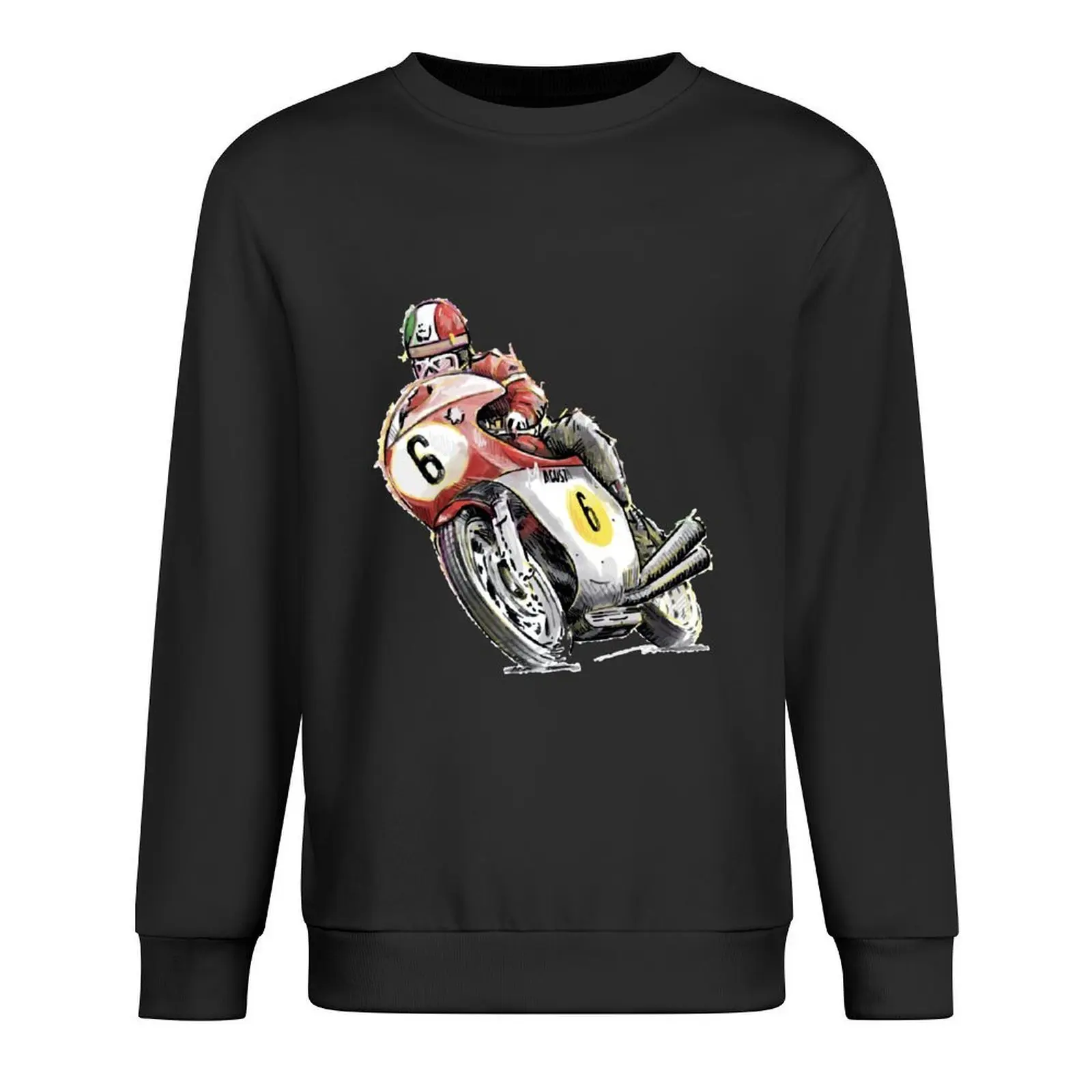 

Motorbike Legend, Giacomo Agostini, Illustrated Tribute, Illustrated Tribute Pullover