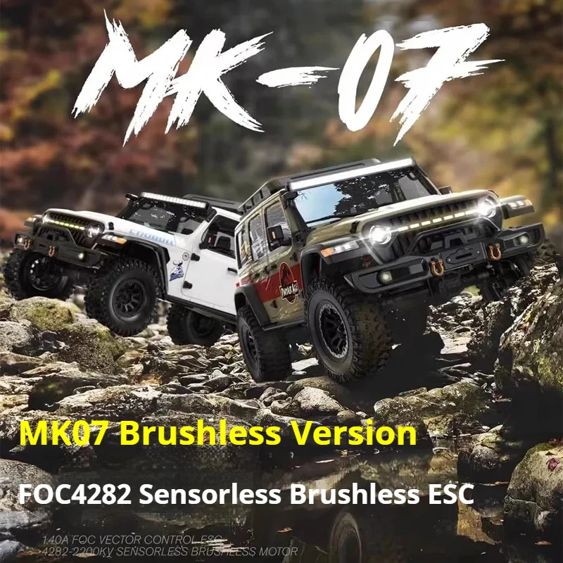 

Rlaarlo Crobol Mk07 Sensory Brushless Edition Professional Rc1:7 Large 4wd Climbing Off Road Модель автомобиля с дистанционным управлением