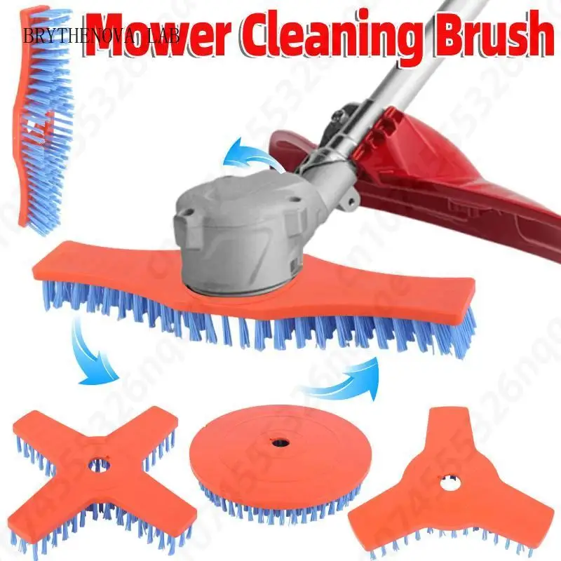 Polyester Cleaning Brush Wear-Resistant Lawn Mower Weeding Brush Head Soil Loose Wire for Garden Yard Floor Patio Farm